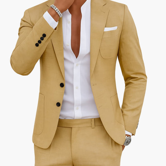 Men’s Suit Set with Blazer and Pants