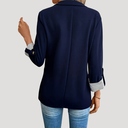 Women’s Tailored Single Breasted Roll Up Blazer
