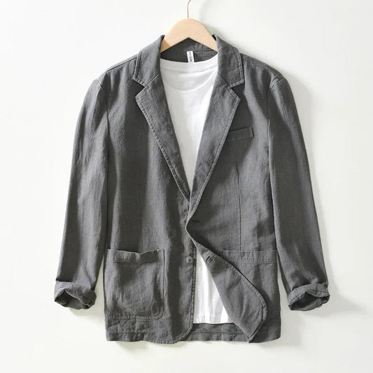 Asher | Men's Notch Lapel Single-Breasted Casual Blazer