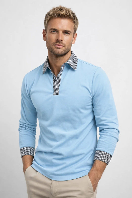 Bobby | Men's Long Sleeve Polo Shirt
