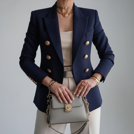 Women’s Tailored Blazer Modern Casual Elegance