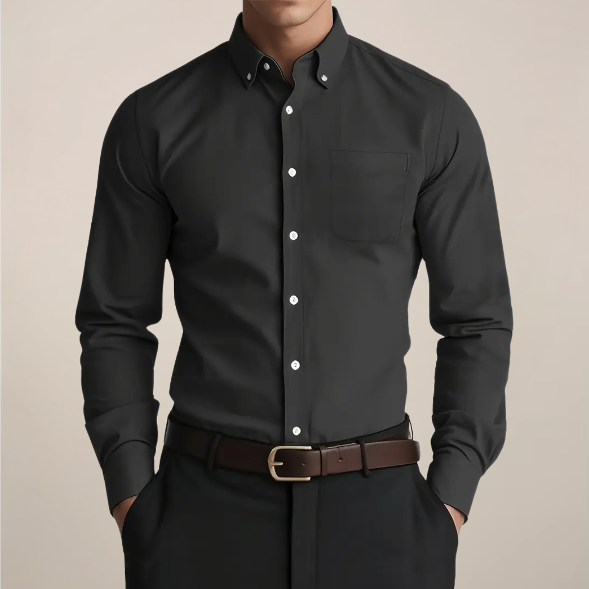 Cliff | Men's Long Sleeve Button-Down Shirt