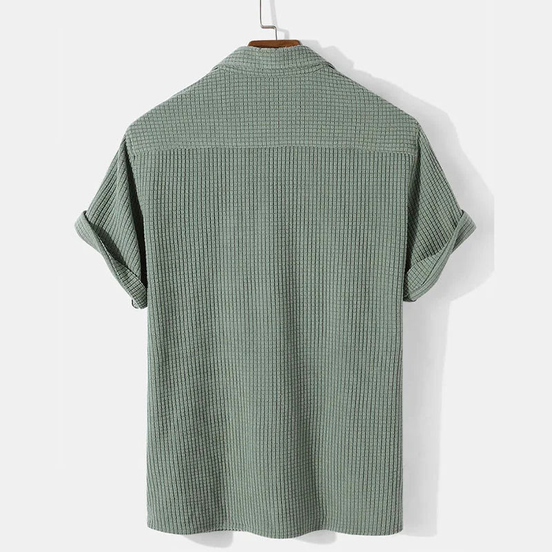Edison | Men's Short Sleeve Camp Collar Shirt
