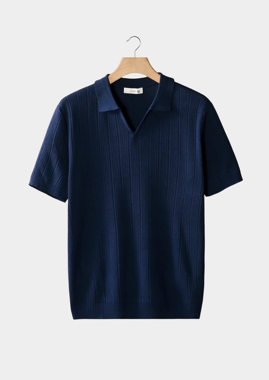 Keith | Men's Short Sleeve V-Neck Polo Shirt