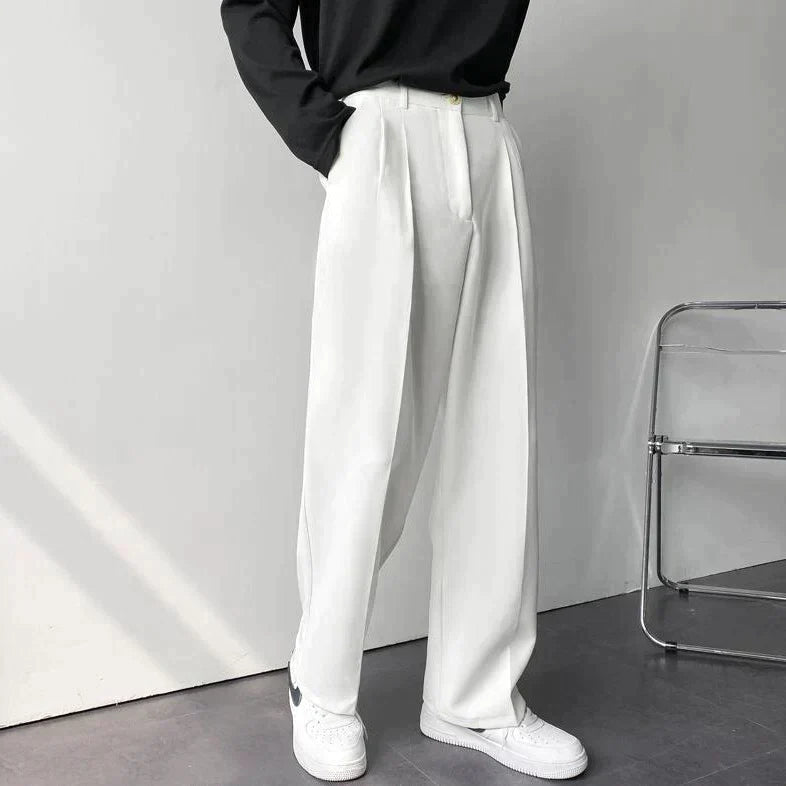 Ross | Men's Pleated Wide Leg Dress Pants