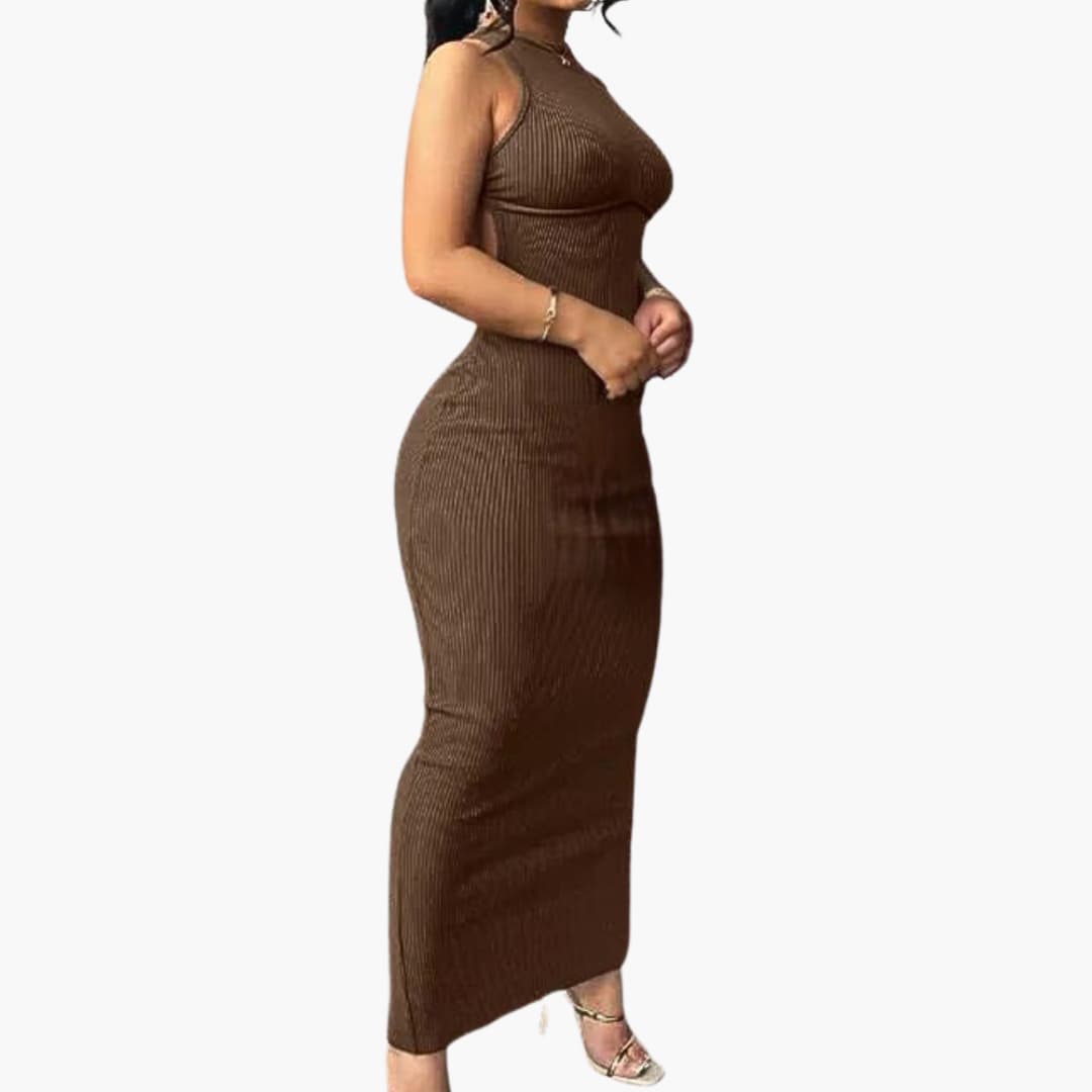 Elegant Summer Dress - Women's Backless for the Beach