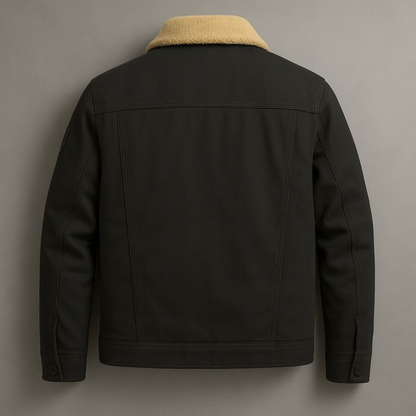 Ben | Men's Lined Bomber Jacket with Sherpa Collar and Inner Fleece