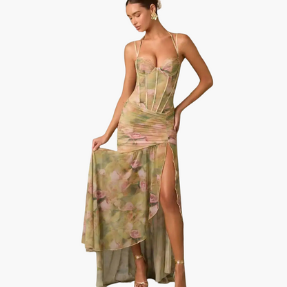 Pleated Wrap Dress with Print - Women's Fashion for Every Occasion