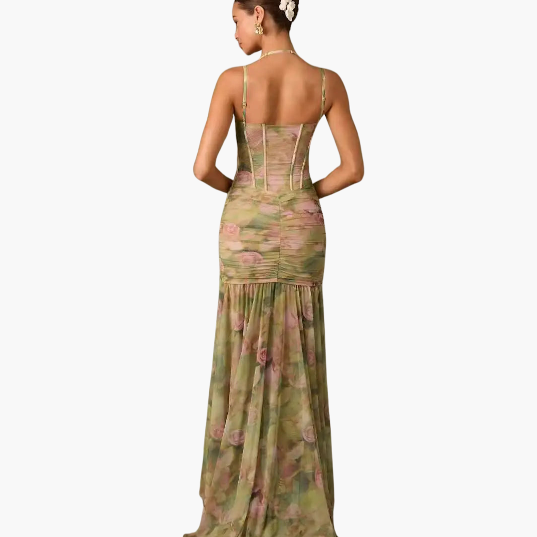 Pleated Wrap Dress with Print - Women's Fashion for Every Occasion