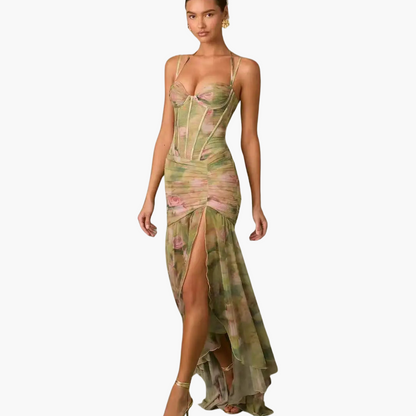 Pleated Wrap Dress with Print - Women's Fashion for Every Occasion