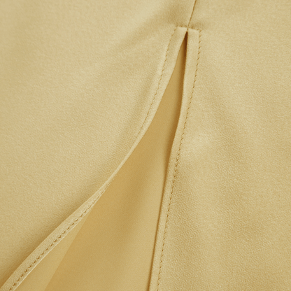 Satin Slip Dress for Women with Slit – Elegant Evening Dress