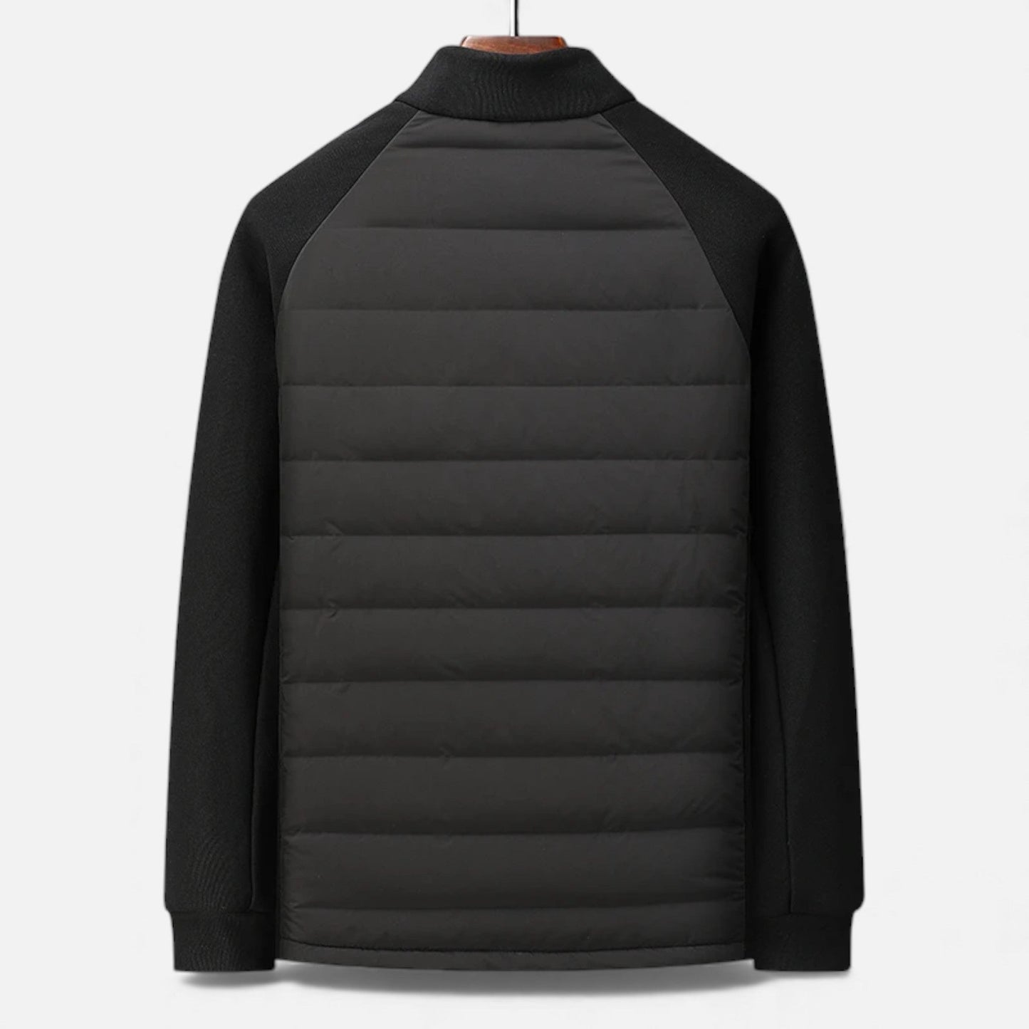 Liam | Men’s Quilted Down Jacket with Stand-Up Collar