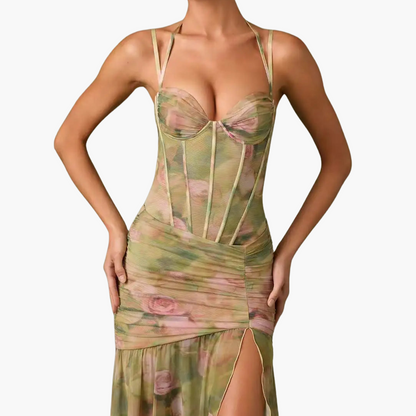 Pleated Wrap Dress with Print - Women's Fashion for Every Occasion