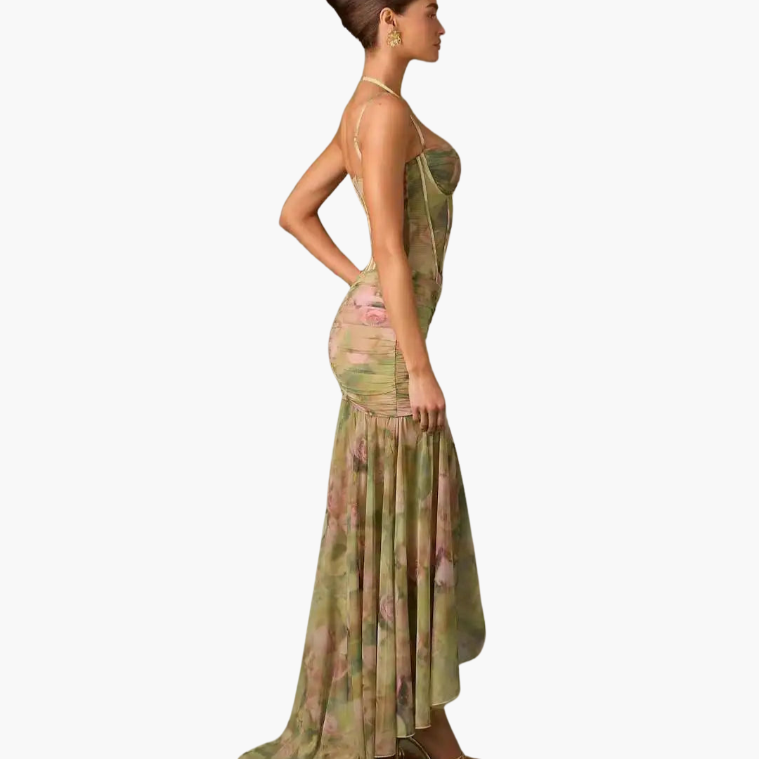 Pleated Wrap Dress with Print - Women's Fashion for Every Occasion