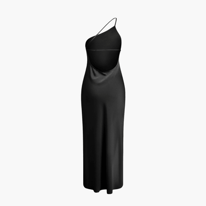 Satin Slip Dress for Women with Slit – Elegant Evening Dress