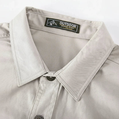 Button-Down Long Sleeve Shirt for Men