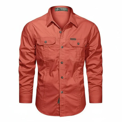 Button-Down Long Sleeve Shirt for Men