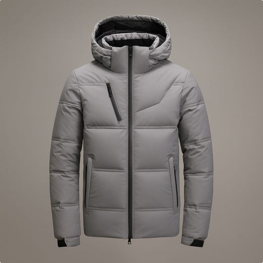 Philip | Men’s Winter Hooded Jacket with Zipper Pockets