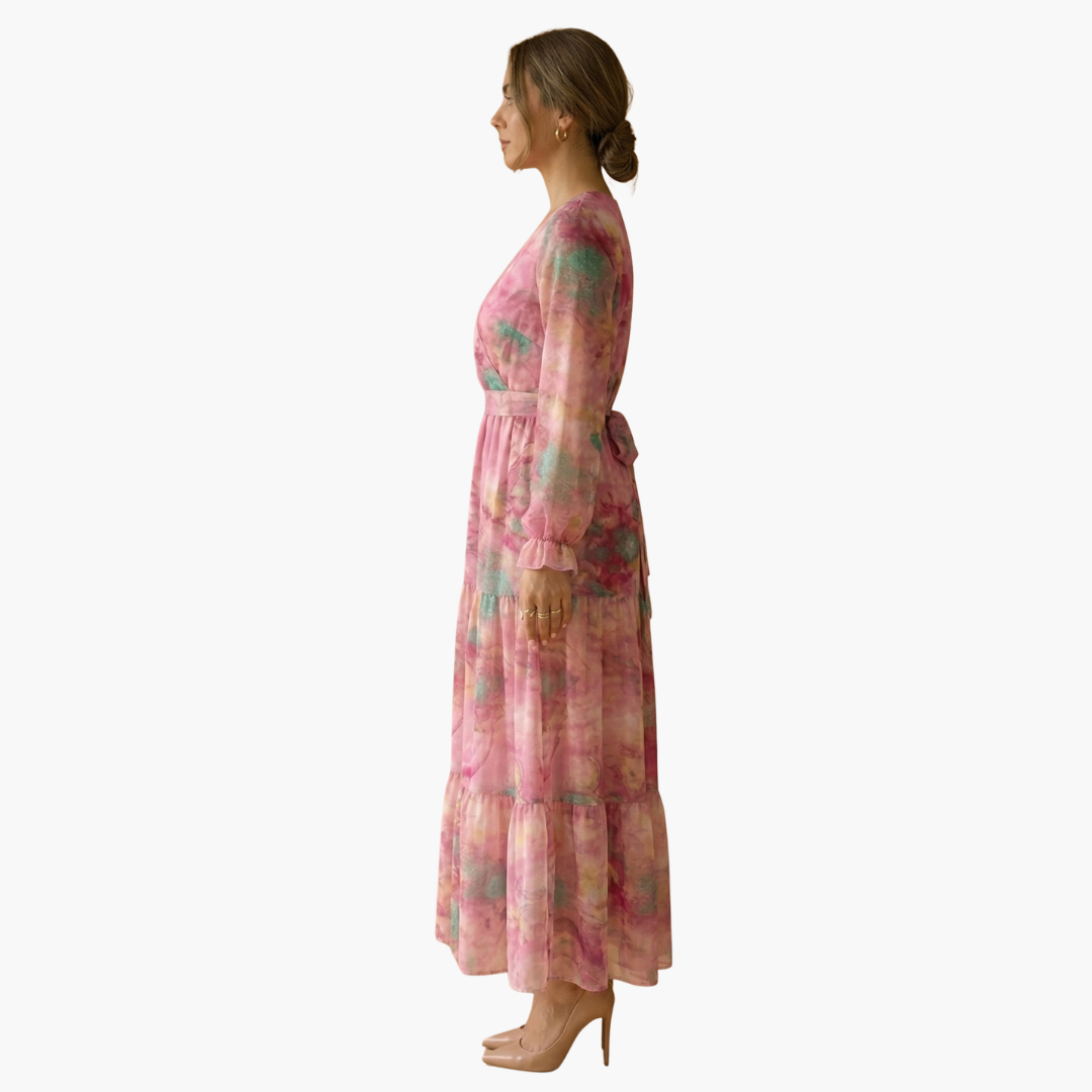Long-Sleeve Summer Dress - Women's Fashion for Sunny Days
