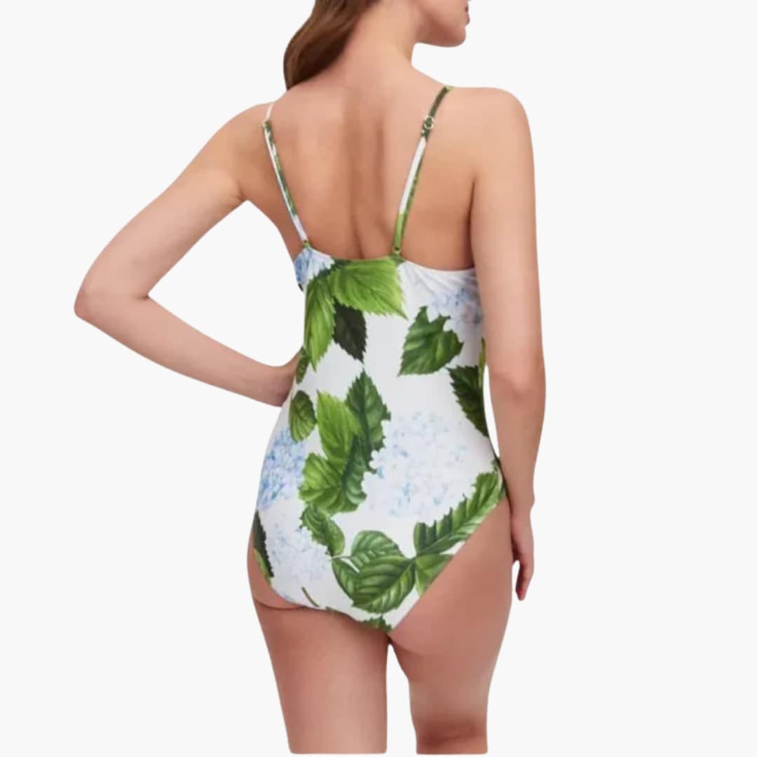 Women’s Floral Halter Neck Midi Dress