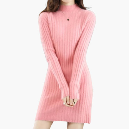 Women’s Sleeveless Midi Dress with Fitted Waist and Plain Finish