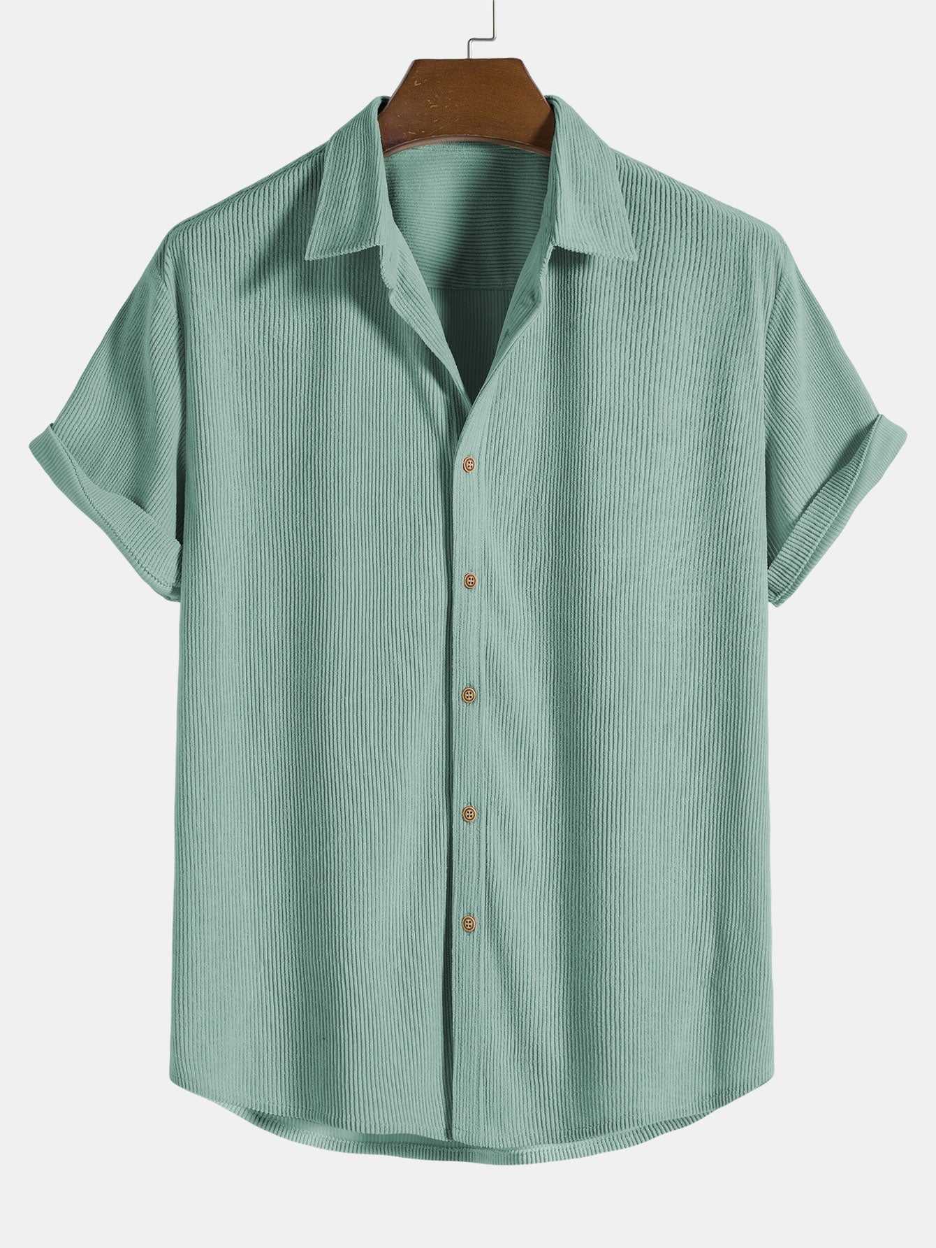 Aiden | Men's Button-Down Short Sleeve Shirt and Drawstring Shorts Set