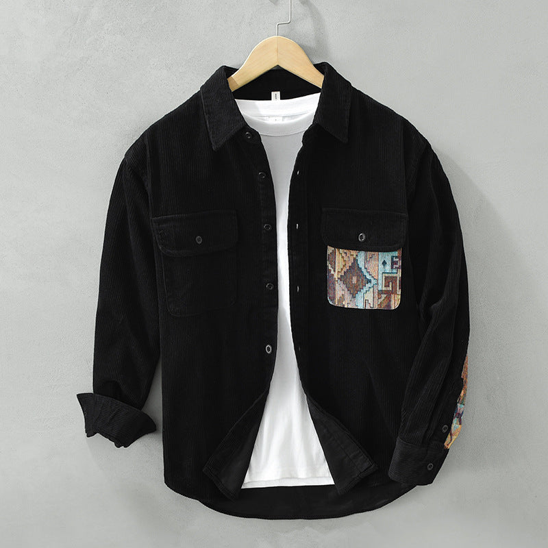 Anthony | Men's Long Sleeve Corduroy Shirt