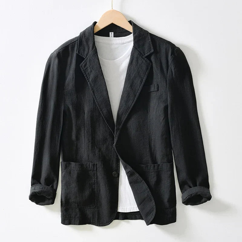 Asher | Men's Notch Lapel Single-Breasted Casual Blazer