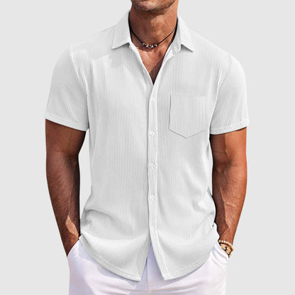 Charles | Men's Short Sleeve Button-Down Shirt