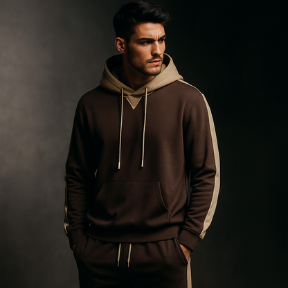 Darryl | Men's Color Block Hoodie Set Tracksuit