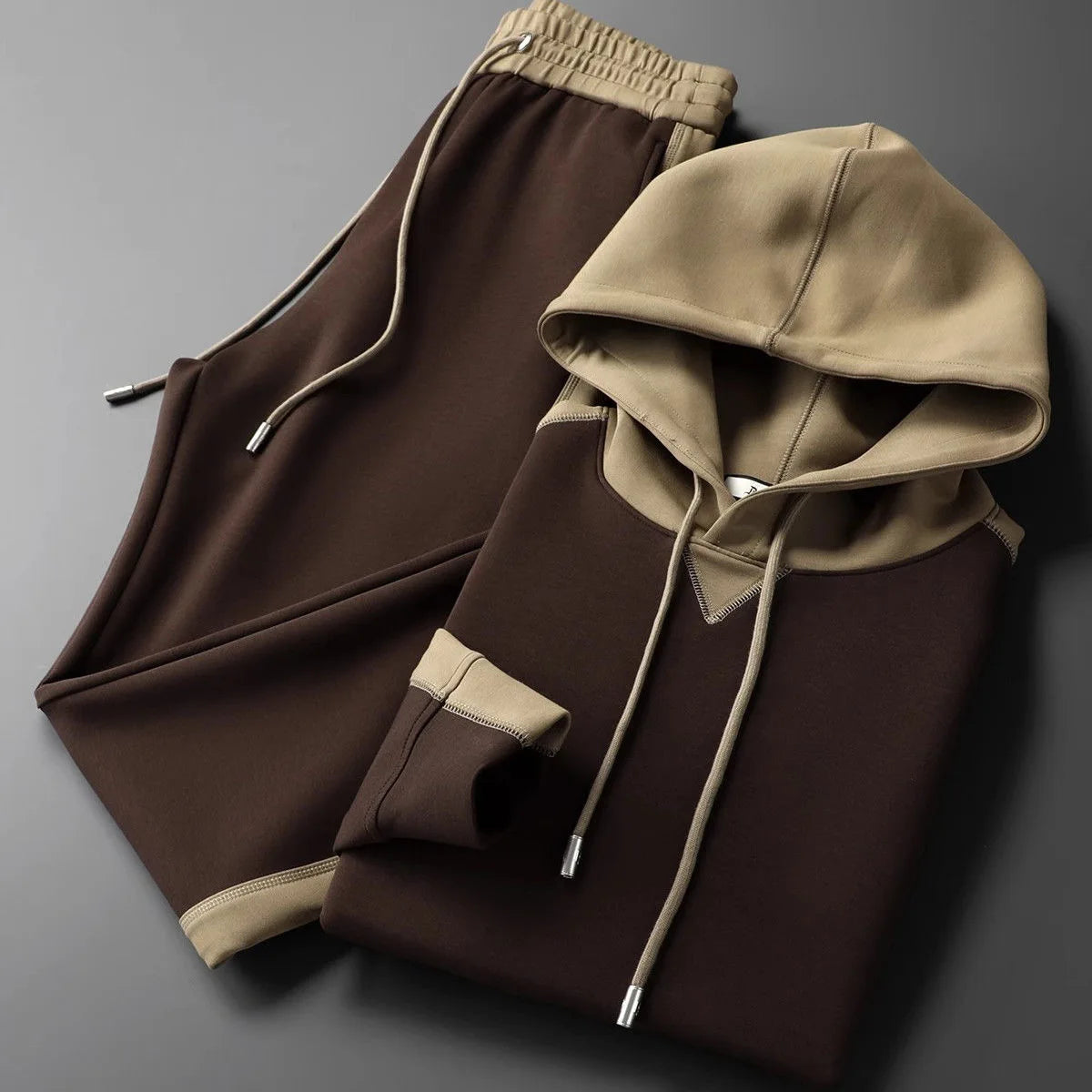 Darryl | Men's Color Block Hoodie Set Tracksuit