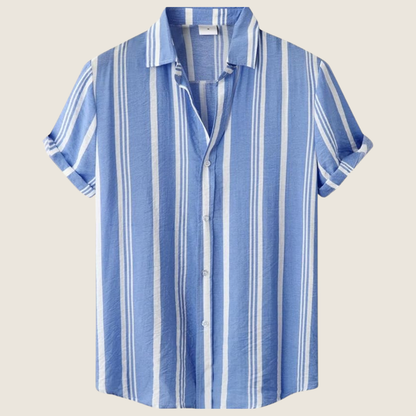 Dwight | Men's Vertical Striped Short Sleeve Casual Shirt