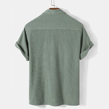 Edison | Men's Short Sleeve Camp Collar Shirt