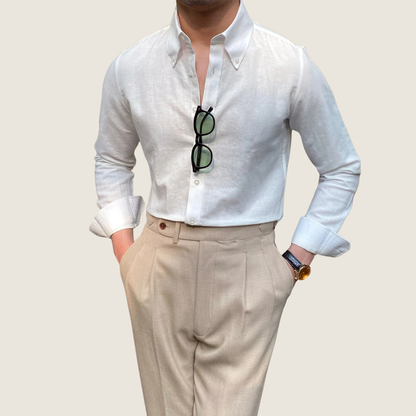 Gary | Men's Long Sleeve Button-Down Shirt