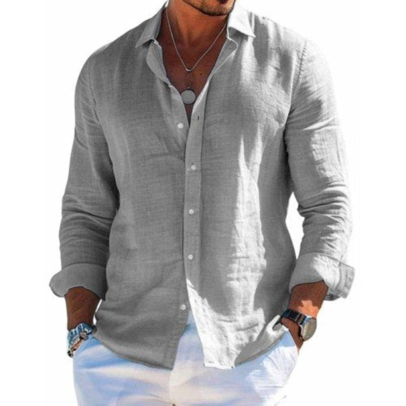 George | Men's Long Sleeve Button-Down Casual Shirt