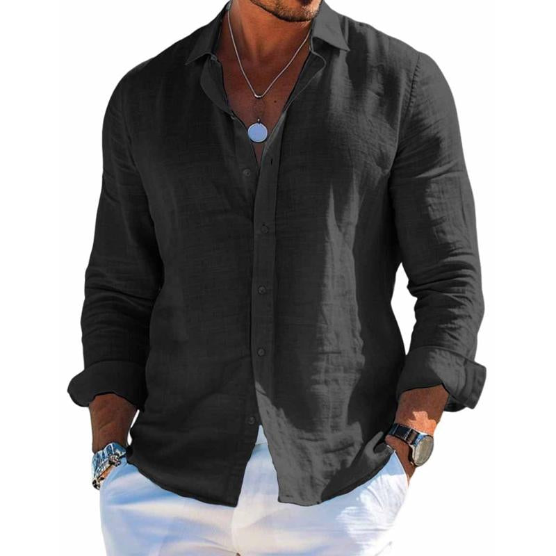 George | Men's Long Sleeve Button-Down Casual Shirt