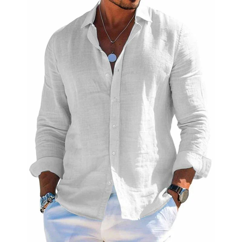 George | Men's Long Sleeve Button-Down Casual Shirt