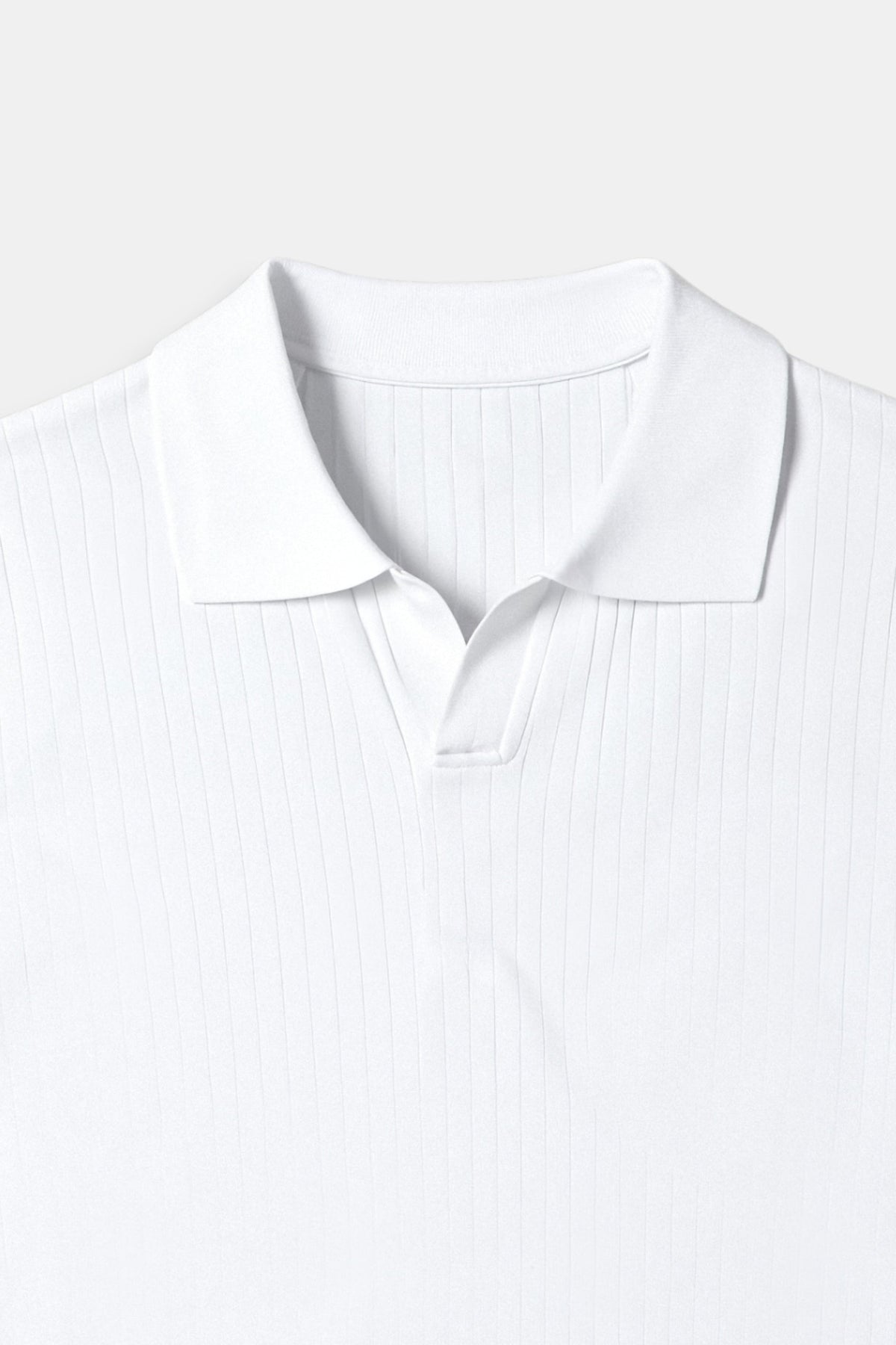Guy | Men's Ribbed Short Sleeve Polo Shirt