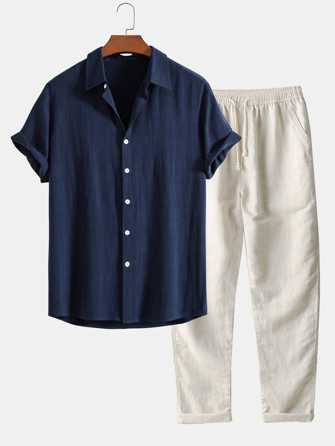 Holden | Men's Grandad Collar Button-Down Shirt