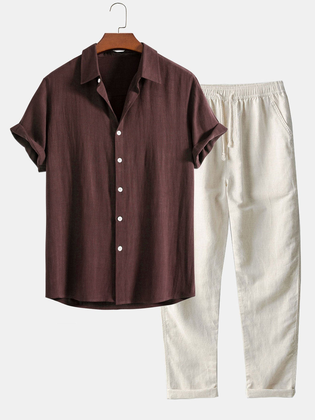 Holden | Men's Grandad Collar Button-Down Shirt