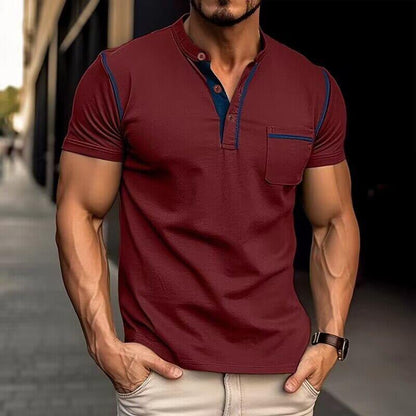 Hudson | Men's Casual Henley T-Shirt