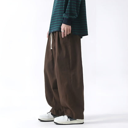 Hunter | Men's Wide Leg Pleated Pants