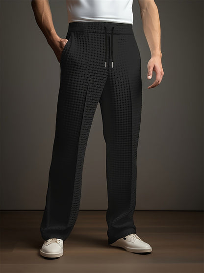 Jason | Men's Wide Leg Drawstring Dress Pants