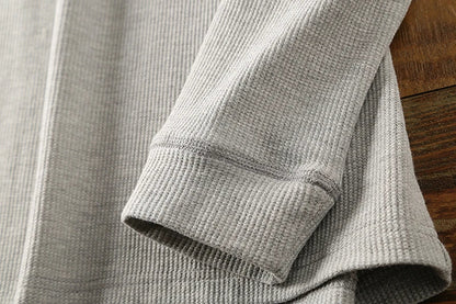 Jeff | Men's Long Sleeve Henley T-Shirt