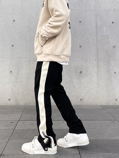 Jesse | Men's Side Stripe Drawstring Pants