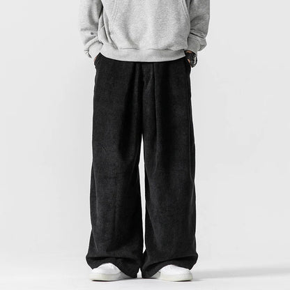 Jim | Men's Wide Leg Pleated Pants