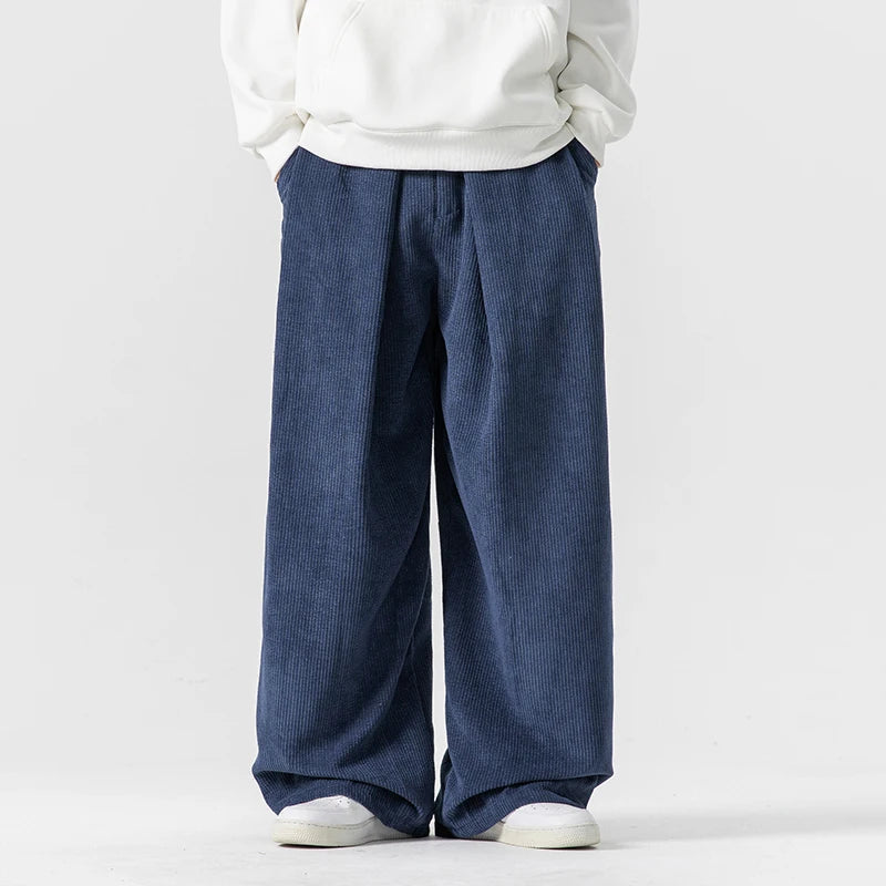Jim | Men's Wide Leg Pleated Pants