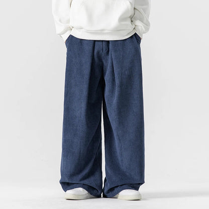 Jim | Men's Wide Leg Pleated Pants
