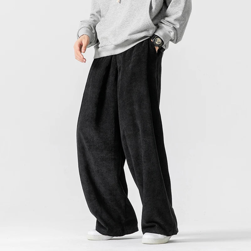 Jim | Men's Wide Leg Pleated Pants