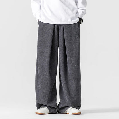 Jim | Men's Wide Leg Pleated Pants